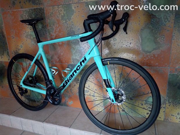 Bianchi avec roue Mavic cosmic slr 32 - 2