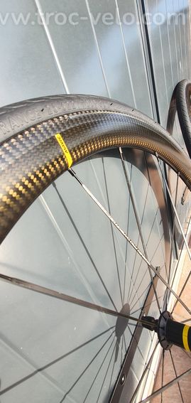 Paire de roues Mavic Cosmic PRO carbone UST - 2