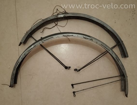 Garde-boue pare-jupe 26" / 650 ancien en bé - 3