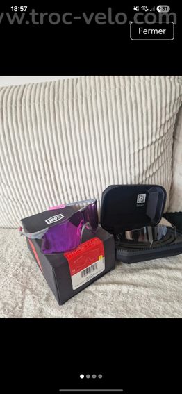 Paire de lunettes vélo cyclisme 100% Hypercraft