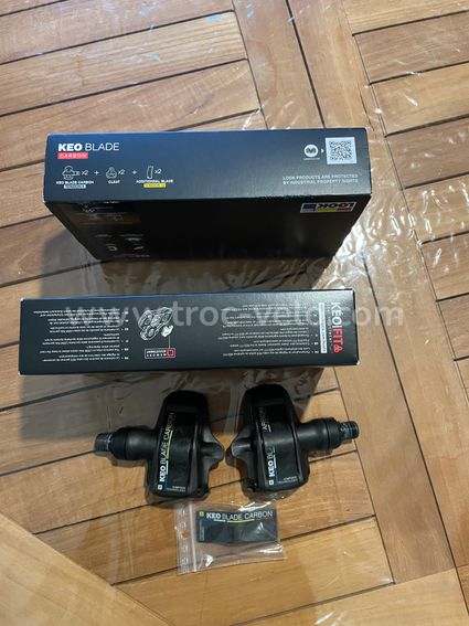 Pédales Look KEO BLADE – Noir – Acier – Pour VTT Et Chemin – Neuves