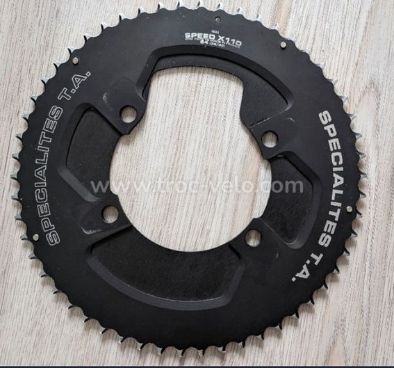 Plateau Piste Specialites – 49 Dents, 144 Mm, Noir – Pour Vélo De Piste