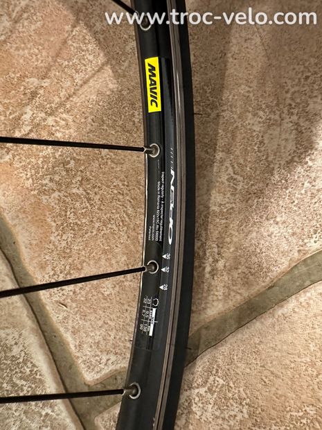 Roue arrière Mavic velo à patin hometrainer - 4