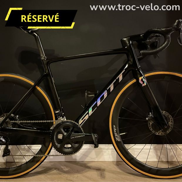 🔥réservé🔥SCOTT ADDICT RC Ultimate Ultégra Di2 Disc 56 HMX SL très belle opportunité🔥 valeur 8900 euros SL7 SL8 cervelo pinarello trek - 1