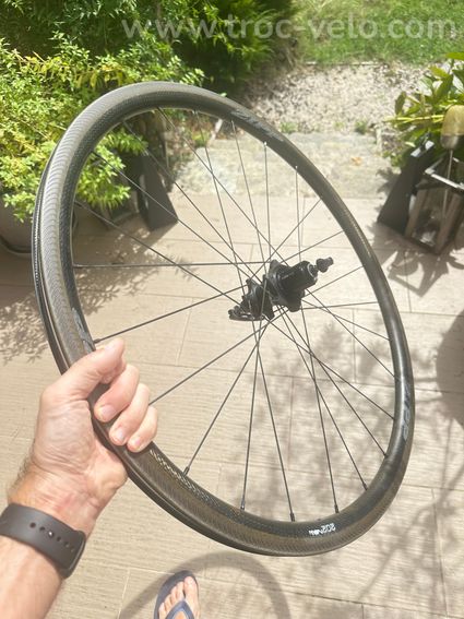 Roue arrière Zipp 202 NSW carbone – frein à patins - 4