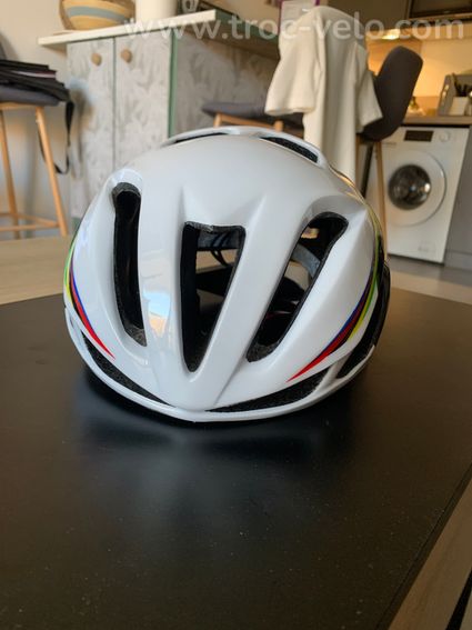 casque velo   blanc/noir  - 3