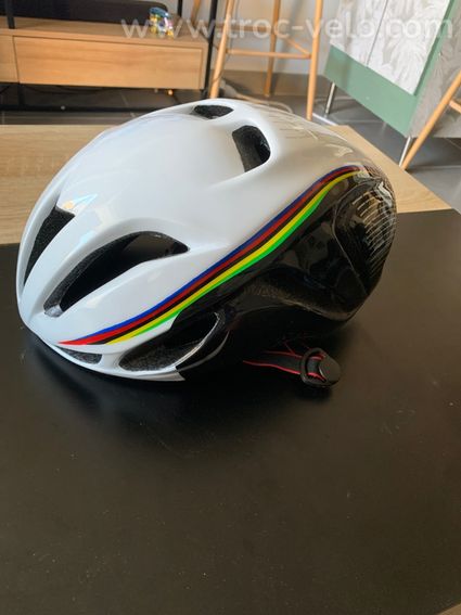 casque velo   blanc/noir  - 4