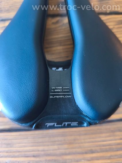 Selle Italia Flite Boost Superflow Pro Team 6.1 L Rails Carbone Noir - 2