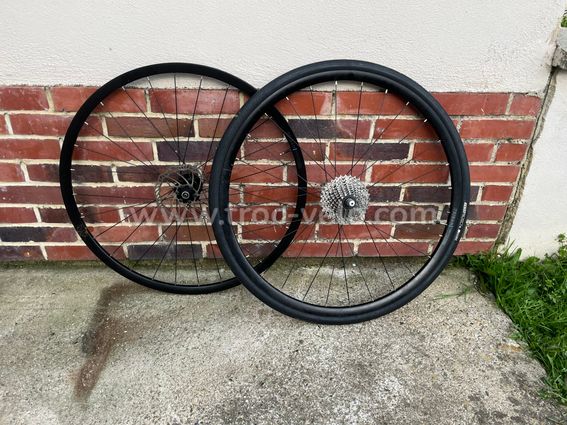 Paire de roues Triban route disques