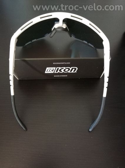 Lunettes Scicon Aerowing White gloss, blue mirror  - 6