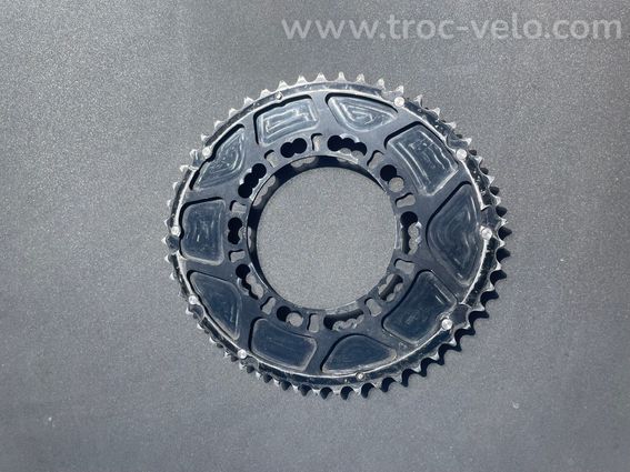 PLATEAU EXTÉRIEUR OVALE 10V/11V ROTOR Q-RINGS AERO 110MM 5 TROUS - 2