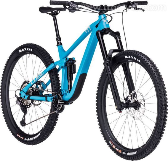 Vtt Tout Suspendu Cube Stereo One77 Race Shimano Xt 12v 29 Bleu Bondi 2024 T M 164 179cm Produit Reconditionne - 2