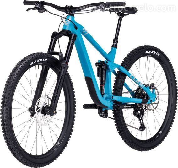 Vtt Tout Suspendu Cube Stereo One77 Race Shimano Xt 12v 29 Bleu Bondi 2024 T M 164 179cm Produit Reconditionne - 3