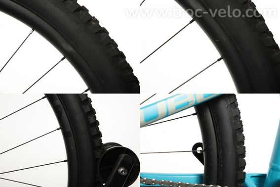 Vtt Tout Suspendu Cube Stereo One77 Race Shimano Xt 12v 29 Bleu Bondi 2024 T M 164 179cm Produit Reconditionne - 9
