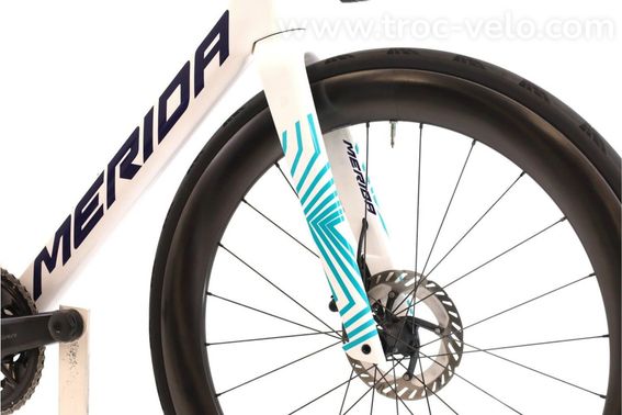 Produit Reconditionne    Merida Reacto 6000 Di2 12v    Blanc   Velo De Route   Tres Bon Etat - 5