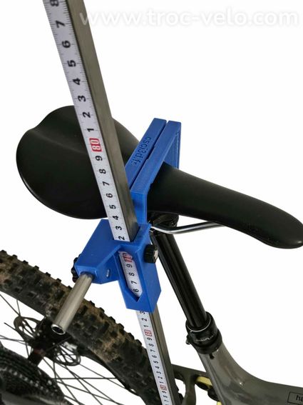 Outil pour mesure hauteur et recul de selle