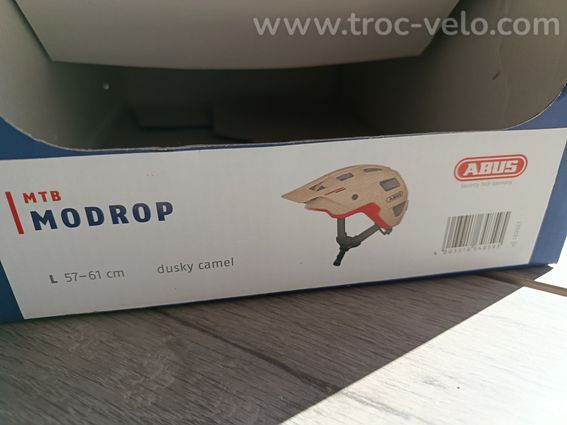 Casque ABUS MoDrop VTT/Gravel - dusky camel taille L - 2