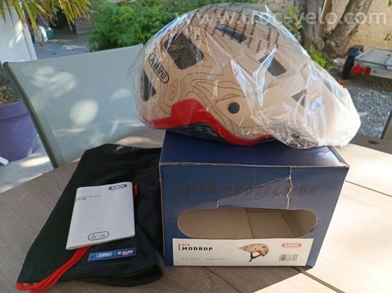 Casque ABUS MoDrop VTT/Gravel - dusky camel taille L - 3