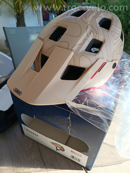 Casque ABUS MoDrop VTT/Gravel - dusky camel taille L - 5