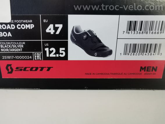 Chaussures neuves route, Scott Road Comp Boa - 5
