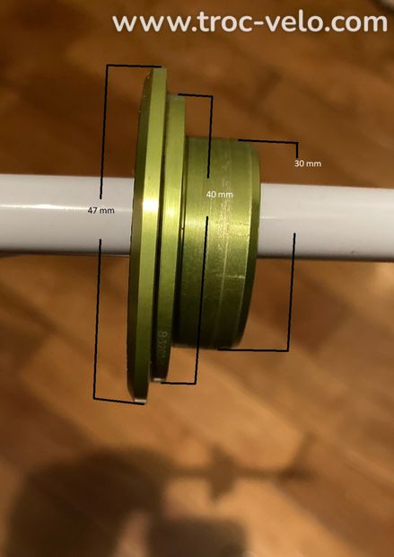 Adaptateur fsa pédalier bb30 à axe shimano - 2