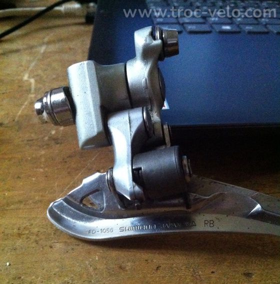 Dérailleur Shimano 105 -1056 avant double a braser 7/8/9 vitesses en Tbé - 5