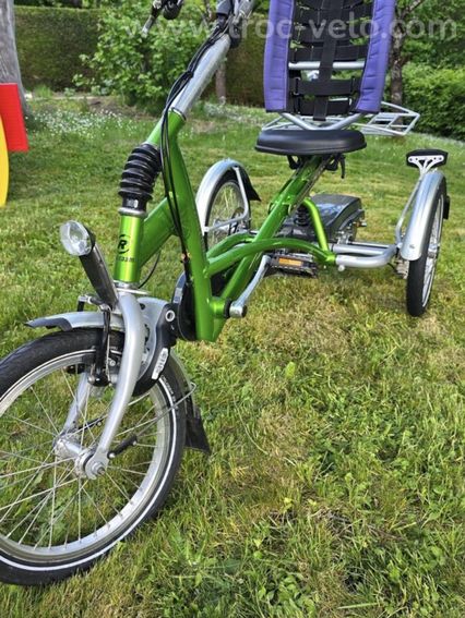 Tricycle Van Raam Easy Rider/Junior, vert pomme, excellent état