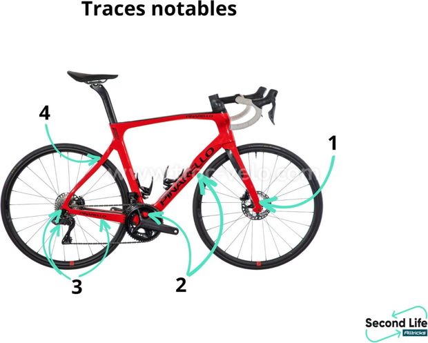 Produit Reconditionné - Vélo de Route Pinarello Prince FX T900 Shimano Ultégra DI2 12V Rouge Brillant 2022 - 3