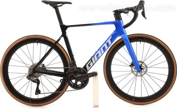 Produit Reconditionne Giant Propel Advanced Pro 0 Di2 12v Bleu Velo De Route Tres Bon Etat