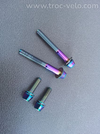 Visserie titane TI Parts fixation etriers frein disque route  - 2
