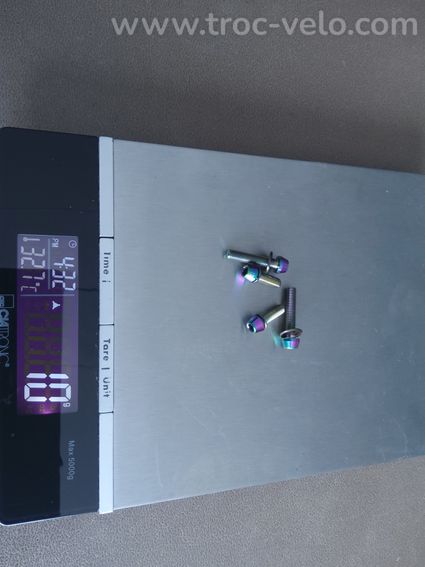 Visserie titane TI Parts fixation etriers frein disque route  - 3