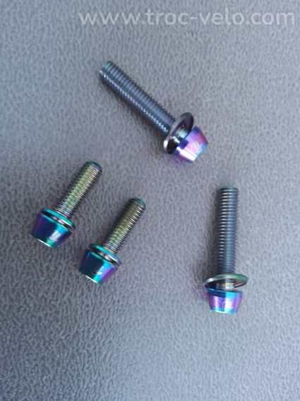 Visserie titane TI Parts fixation etriers frein disque route  - 4