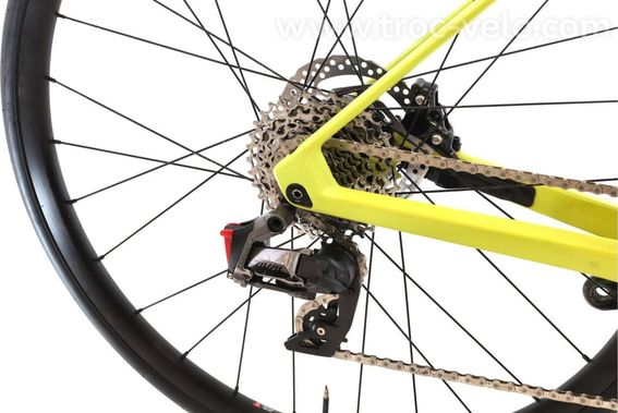 Produit Reconditionne    Bmc Roadmachine Amp Two Axs 12v    Jaune   Velo De Route   Tres Bon Etat - 3