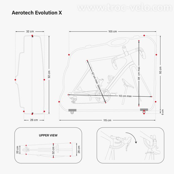Location valise vélo rigide Aerotech Scicon - 3