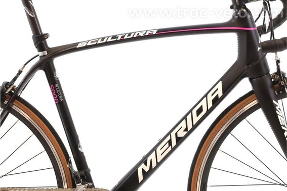 Produit Reconditionne Merida Scultura 5000 Noir Velo De Route Bon Etat - 2
