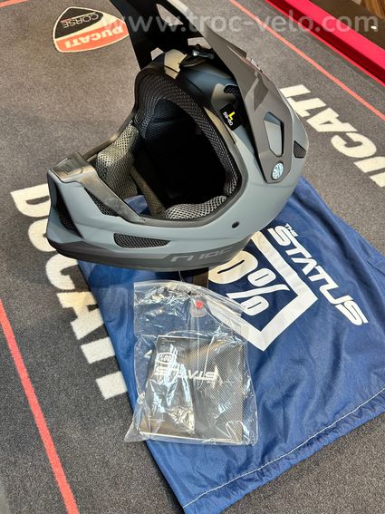 Casque vélo intégral VTT 100% Status x Cube – Taille L (59-60) / Taille XL (61-62 cm) – Neuf - 2