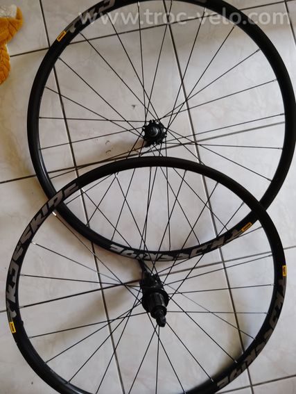 Paire de roues VTT 27.5" Mavic Crossride Disc (Shimano HG / 6 trous)