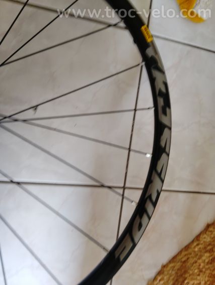 Paire de roues VTT 27.5" Mavic Crossride Disc (Shimano HG / 6 trous) - 3