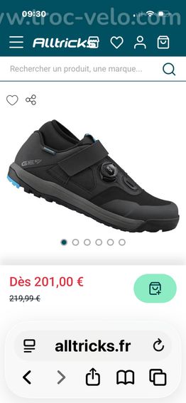 Chaussures cycliste Shimano GE9 neuves  - 8