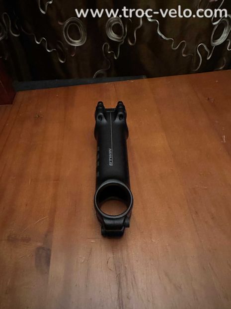 Potence alu BTWIN 110mm 1”1/8  31.8mm.    - 3