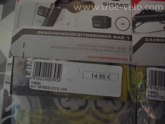 LOT SIGMA FREQUENCE  EMETTEUR CADENCE KIT SPEED DTS  NEUFS SOUS BLISTER - 3