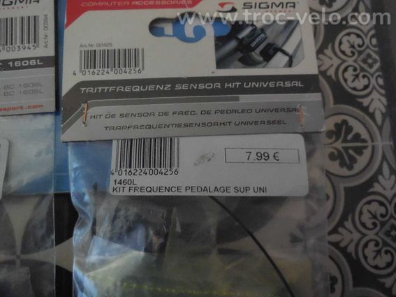 LOT SIGMA FREQUENCE  EMETTEUR CADENCE KIT SPEED DTS  NEUFS SOUS BLISTER - 5