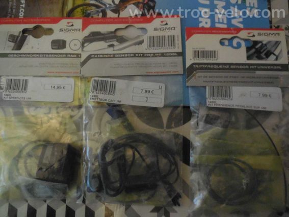 LOT SIGMA FREQUENCE  EMETTEUR CADENCE KIT SPEED DTS  NEUFS SOUS BLISTER - 2