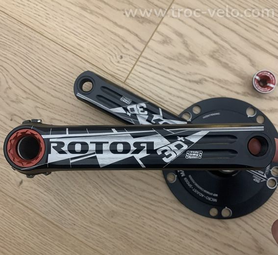 Pédalier Rotor 3D+ mas neuf Qrings - 9