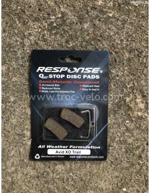 Plaquettes response xo trail - 1