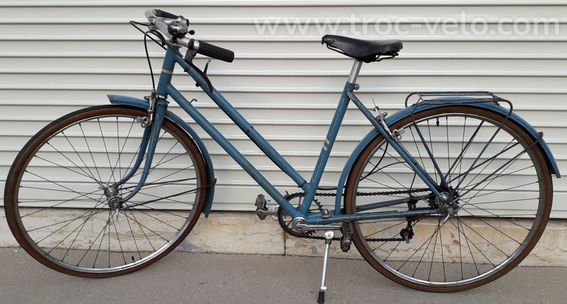 Vélo ville ancien fille enfant ado roues 24" pouces 600a d'origine 3 vitesses en Tbé - 4