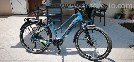 Vélo de Voyage Électrique HAIBIKE TREKKING 5 TRAPEZ Bleu  - 3