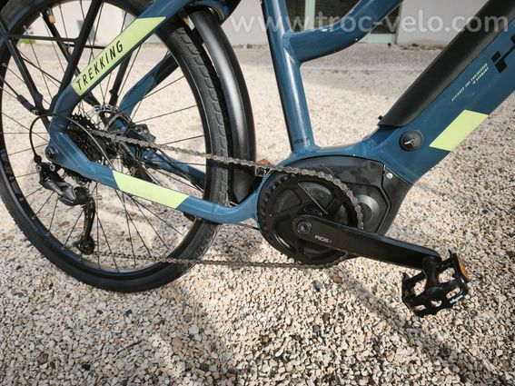 Vélo de Voyage Électrique HAIBIKE TREKKING 5 TRAPEZ Bleu  - 7