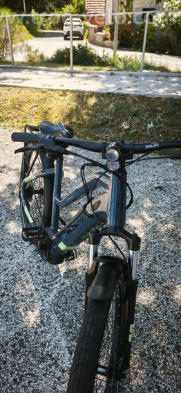 Vélo de Voyage Électrique HAIBIKE TREKKING 5 TRAPEZ Bleu  - 8