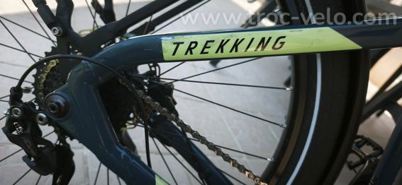 Vélo de Voyage Électrique HAIBIKE TREKKING 5 TRAPEZ Bleu  - 10
